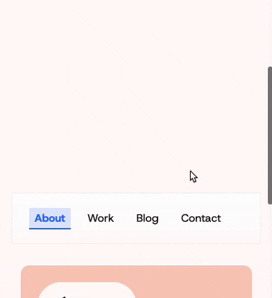 Demo of the sticky header and nav with scroll-state