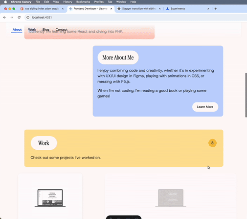 Demo of the sticky header and nav with scroll-state