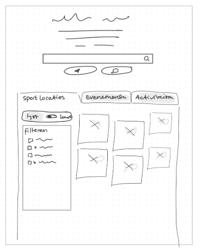 Digital sketch of a new layout